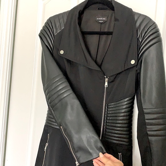 BEBE leather trench coat - Picture 1 of 2